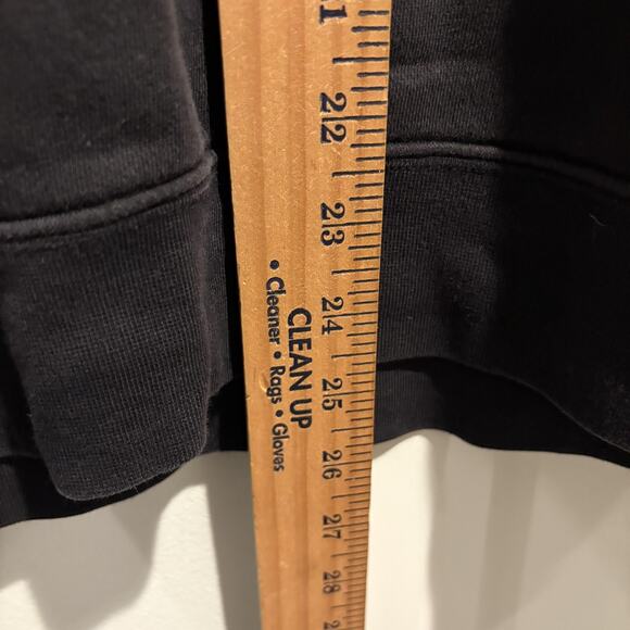 Nike Hoodie Mens Small Black Blue Swoosh Logo DM6873-010 Embroidered Pullover - Picture 12 of 16